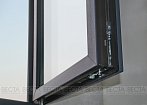 Створка окна Рехау Интелио 80 в ламинации серый антрацит на цветной основе mobile